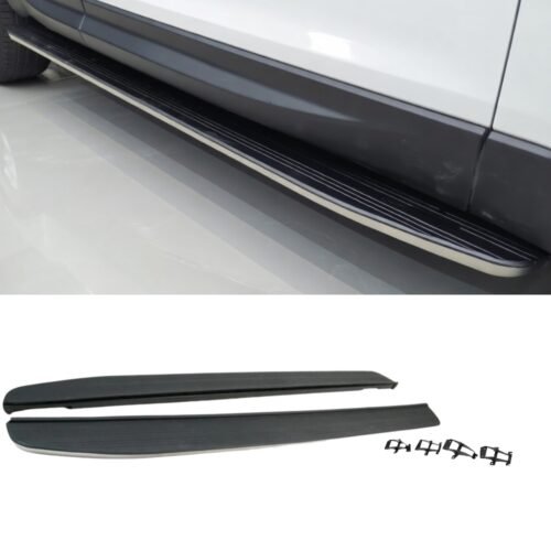 Range Rover Sport L494 OEM Style Side Steps Running Boards Black & Silver 2013–2022