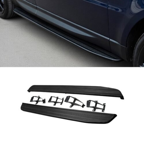 Land Rover Discovery 5 L462 OEM Style Side Steps Running Boards Black Pre-Facelift 2017–2019
