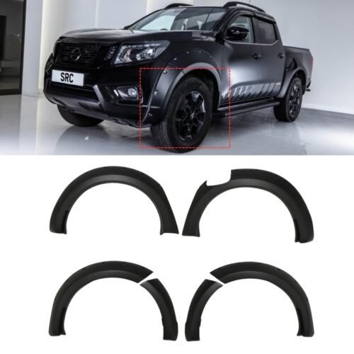 Nissan Navara NP300 D23 Wide Wheel Arch Fender Flares 9 Inch Matte Black 2014–2021