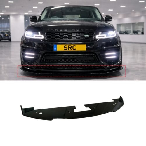 Range Rover Sport L494 LM Style Front Bumper Lip Splitter Gloss Black 2013–2022