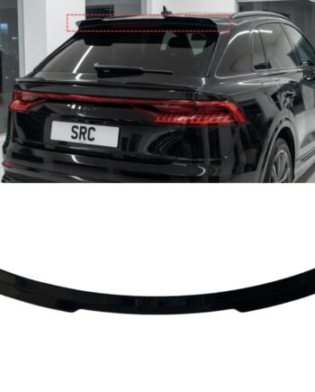 Audi Q8 SQ8 Rear Roof Spoiler Lip Wing Gloss Black 2018–2023