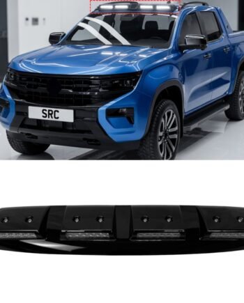 VW Amarok Roof Light Pod Bar with DRL LED Lights Gloss Black 2023+