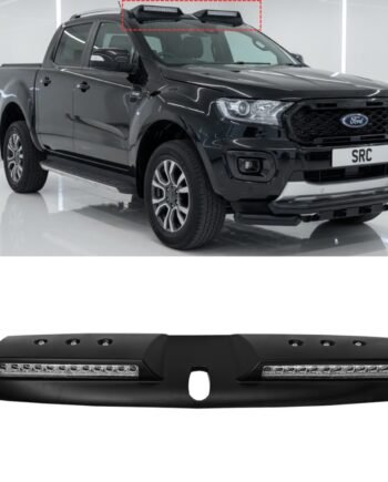 Ford Ranger T6 T7 T8 Front Roof LED Light Bar DRL Matte Black 2012–2022