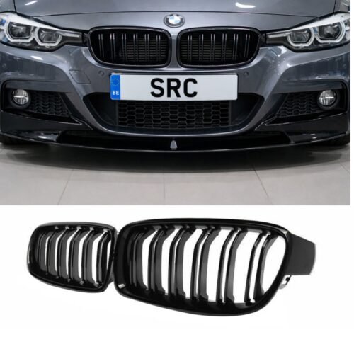 BMW 3 Series F30 F31 F35 Performance Front Kidney Grille Gloss Black 2011–2019