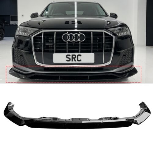 Audi Q7 SQ7 S Line Front Lip Splitter Gloss Black 4 Piece Kit 2019–2024