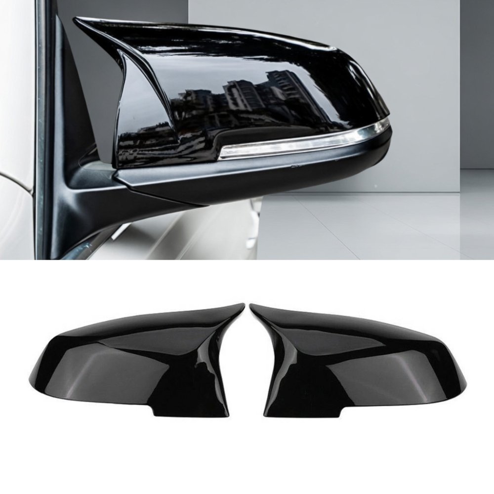 BMW F20 F21 F22 F23 F30 F31 F32 F33 F36 E84 M Style Mirror Covers Gloss Black