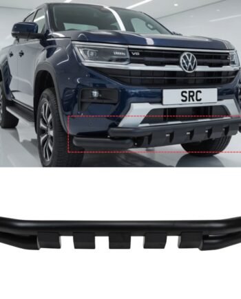 Volkswagen Amarok Front Double Nudge Bar Bull Guard Black 2023+