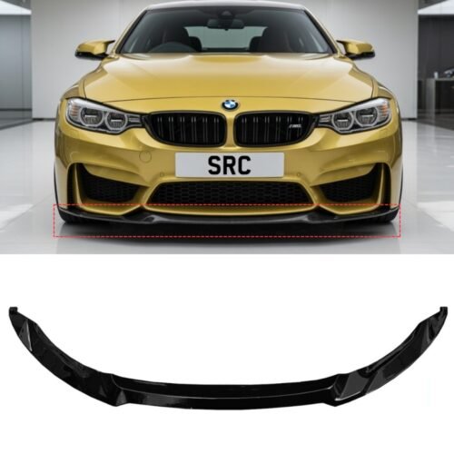 BMW M3 F80 M4 F82 F83 CS Club Sport Front Lip Splitter Gloss Black 2014–2020
