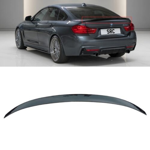 BMW 4 Series F36 Gran Coupe M Performance Rear Boot Spoiler Gloss Black 2013–2020
