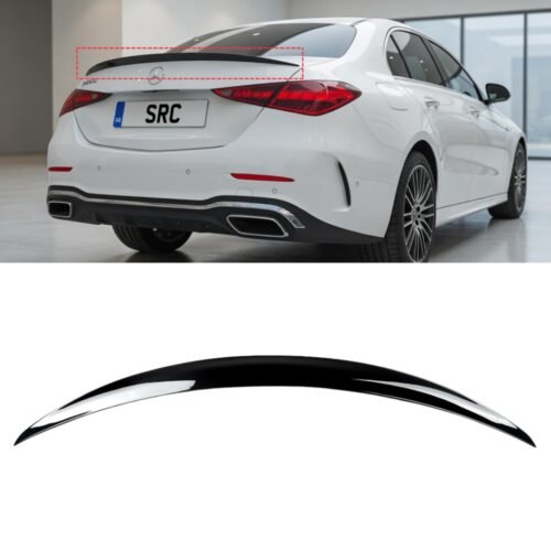 Mercedes C Class W206 AMG Style Rear Boot Spoiler Gloss Black 2021+
