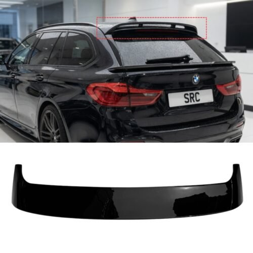 BMW 5 Series G31 Touring Rear Roof Spoiler Lip Gloss Black 2017–2023