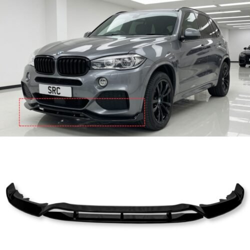 BMW X5 F15 M Sport M Performance Style Front Lip Splitter Gloss Black 2014–2018