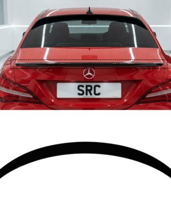 Mercedes CLA Class W117 C117 AMG Style Boot Lip Spoiler Gloss Black 2013–2019