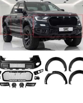 Ford Ranger T7 T8 Raptor Style Body Kit Front Bumper Grille & Arch Extensions 2015–2022