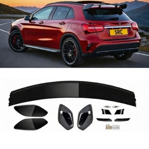 Mercedes GLA Class X156 GLA45 AMG Style Roof Boot Spoiler Gloss Black 2013–2020