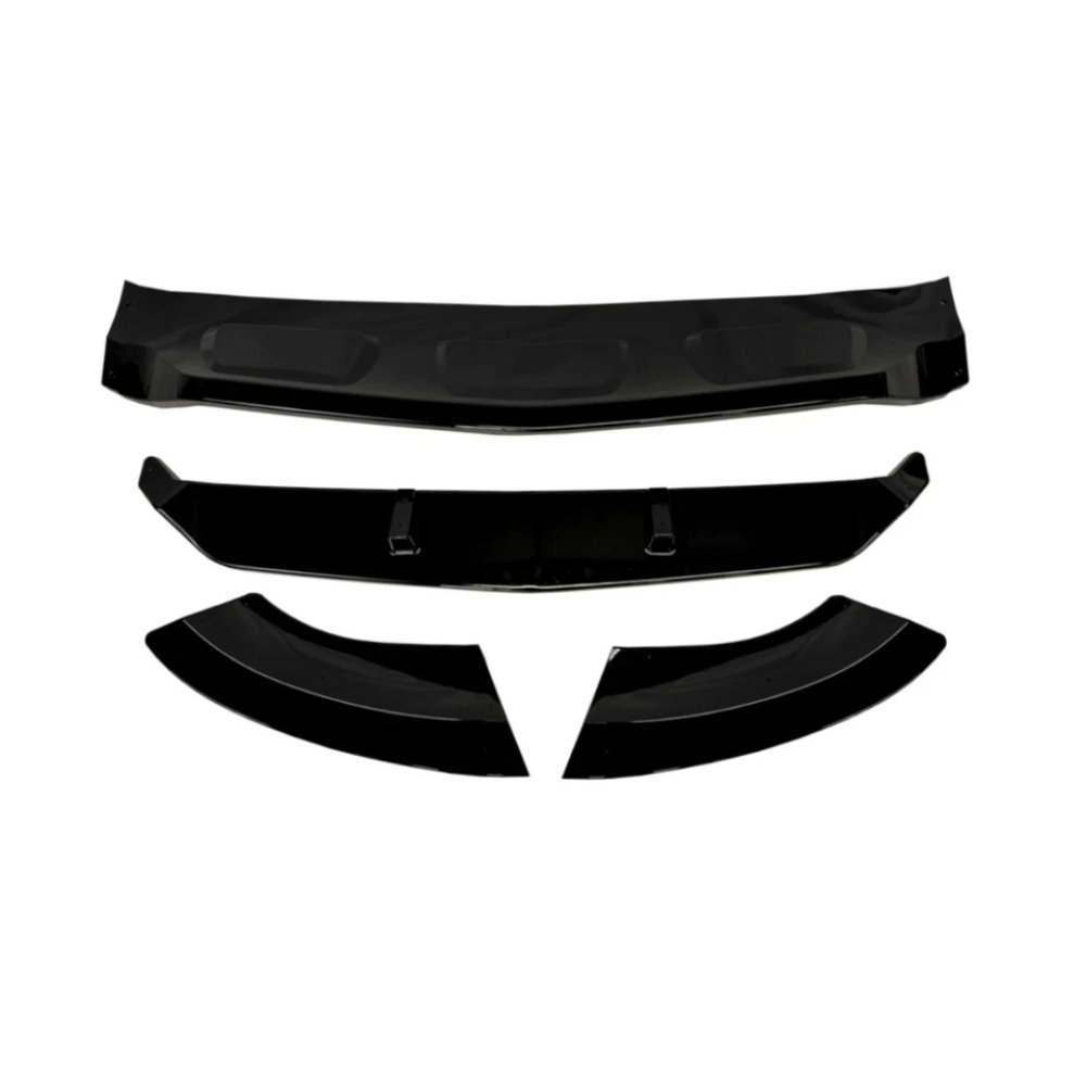 Mercedes GLC X253 C253 Facelift Front Lip Splitter Gloss Black 4 Piece Kit 2019–2022
