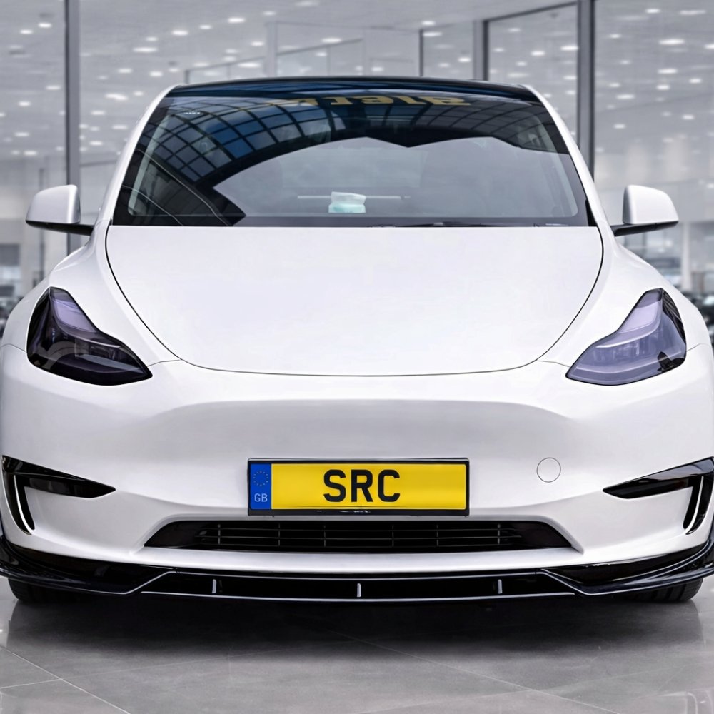 Tesla Model Y Aero Body Kit Front Splitter Diffuser Side Skirts Spoiler Gloss Black 2020–2024