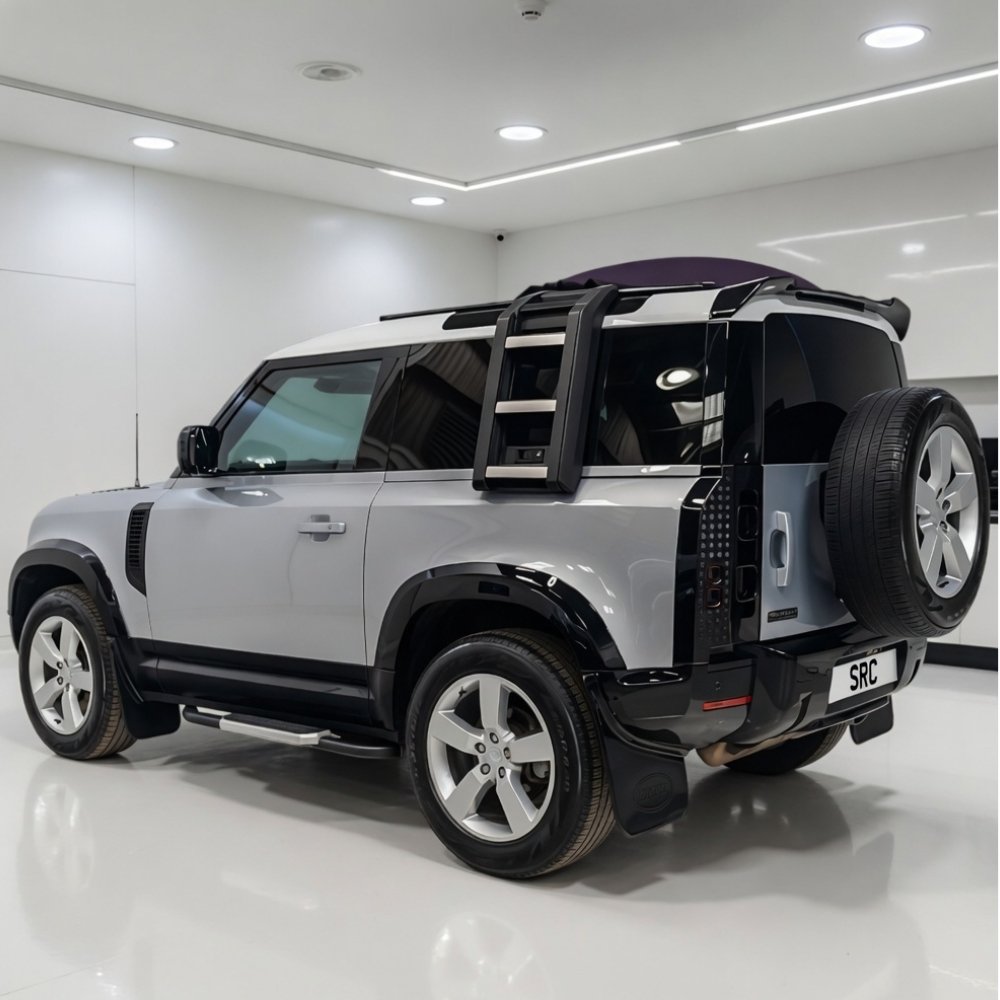Land Rover Defender 90 L663 Wheel Arch Fender Flares Gloss Black 2020+