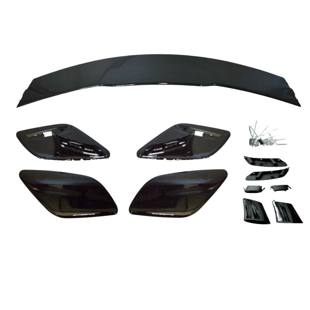 Mercedes A Class W176 A45 AMG Aero Style Rear Roof Spoiler Gloss Black 2013–2018