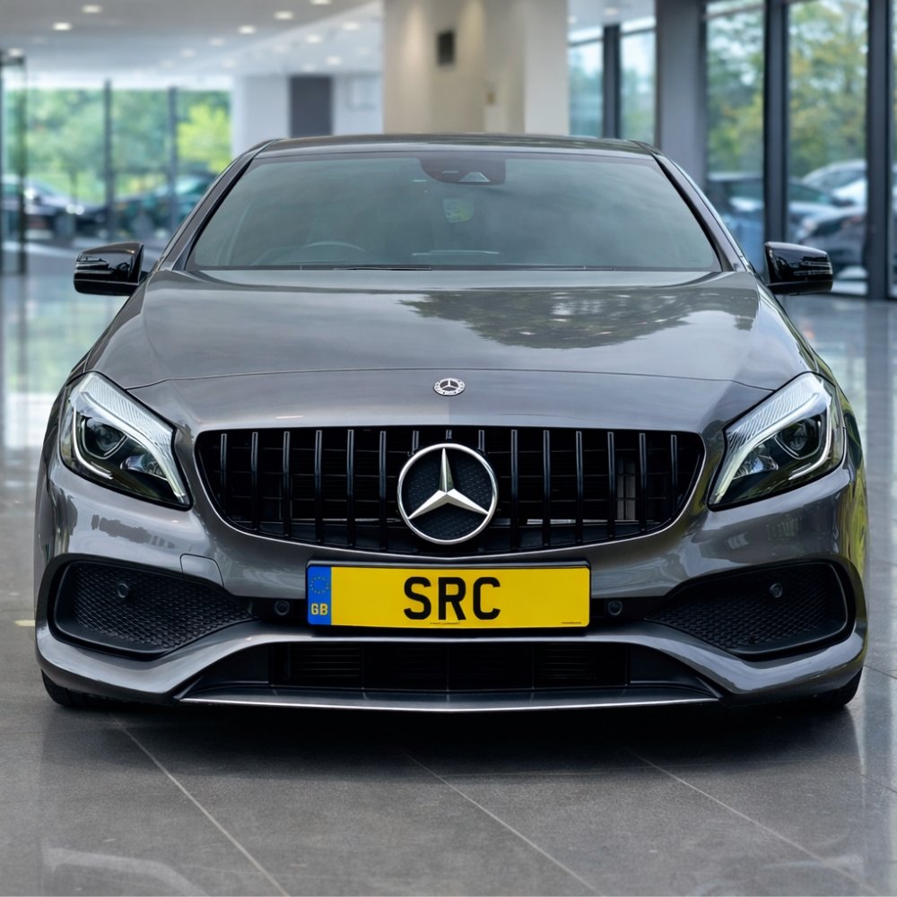 Mercedes A Class W176 Facelift GT Panamericana Front Grille Gloss Black 2015–2018