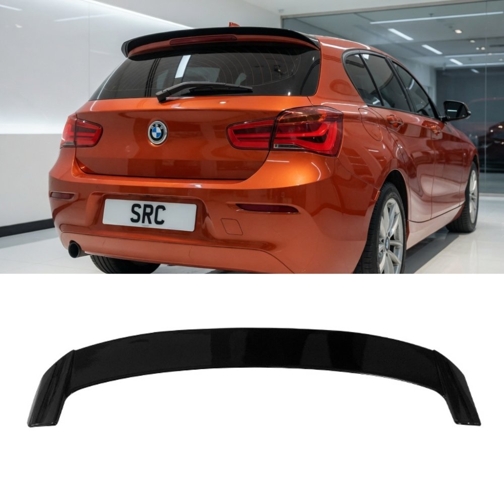 BMW 1 Series F20 F21 M Performance Roof Spoiler Gloss Black 2012–2019 - Image 2