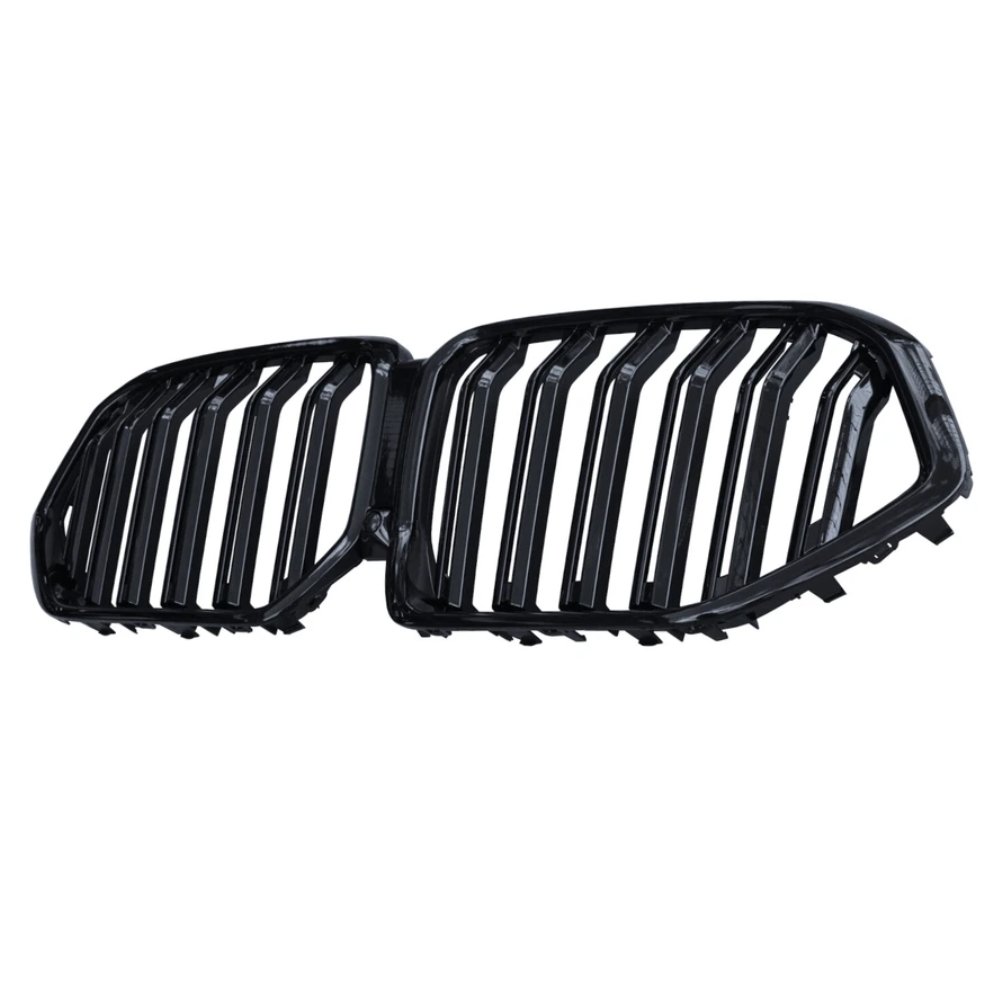 BMW X6 G06 Double Slat Front Kidney Grille Gloss Black OEM Fit 2019+