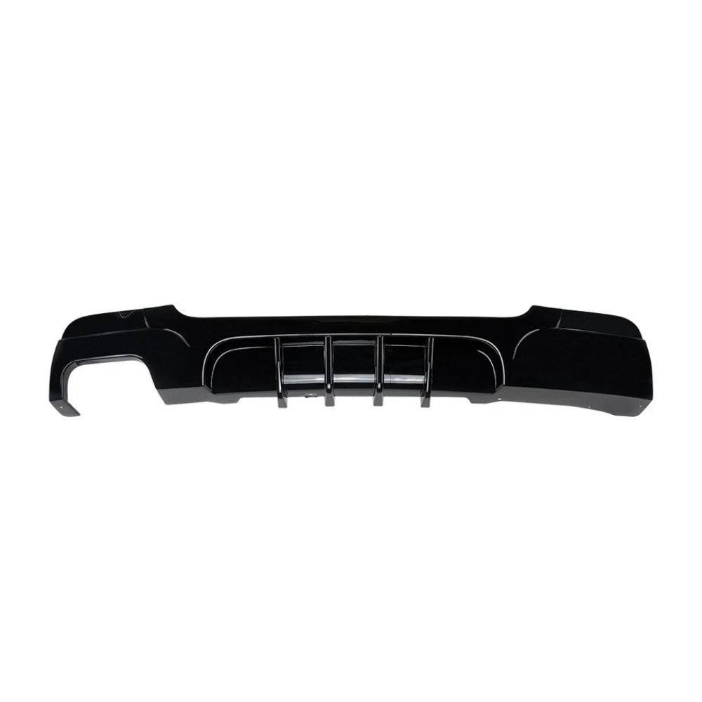 BMW 3 Series E92 E93 M Sport Rear Diffuser Valance Gloss Black Twin Outlet 2005–2013