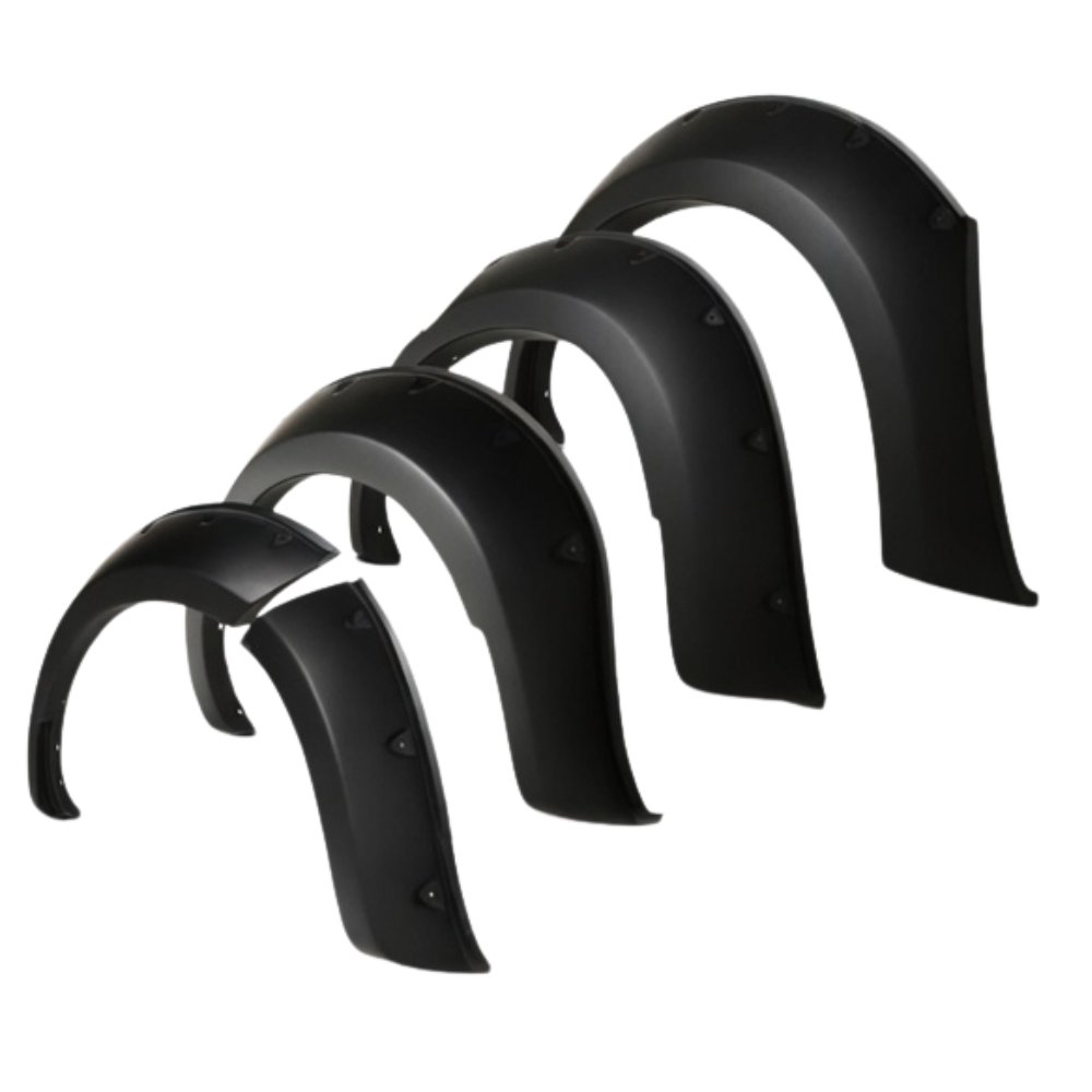 Nissan Navara NP300 D23 Wide Wheel Arch Fender Flares 9 Inch Matte Black 2014–2021 - Image 3