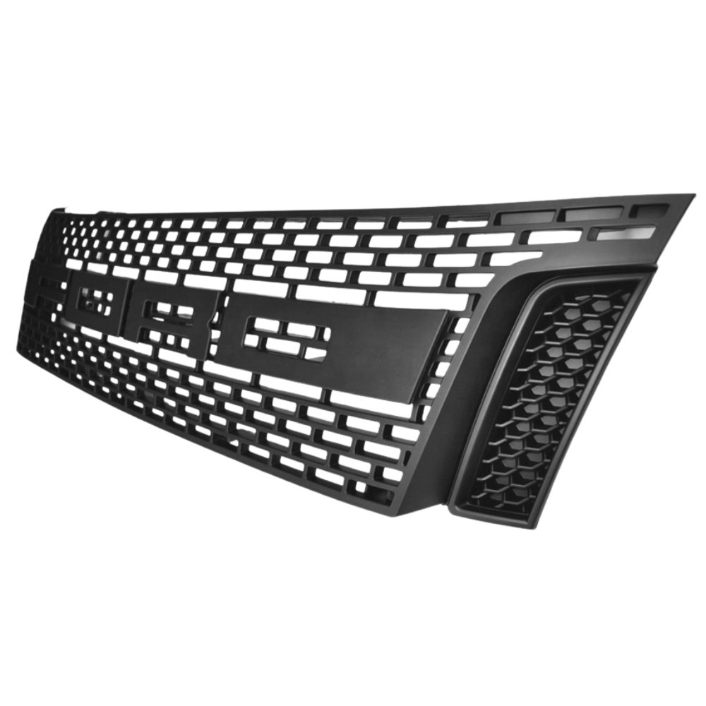 Ford Ranger T6 MK1 Raptor Style Mesh Front Grille Matte Black 2012–2015