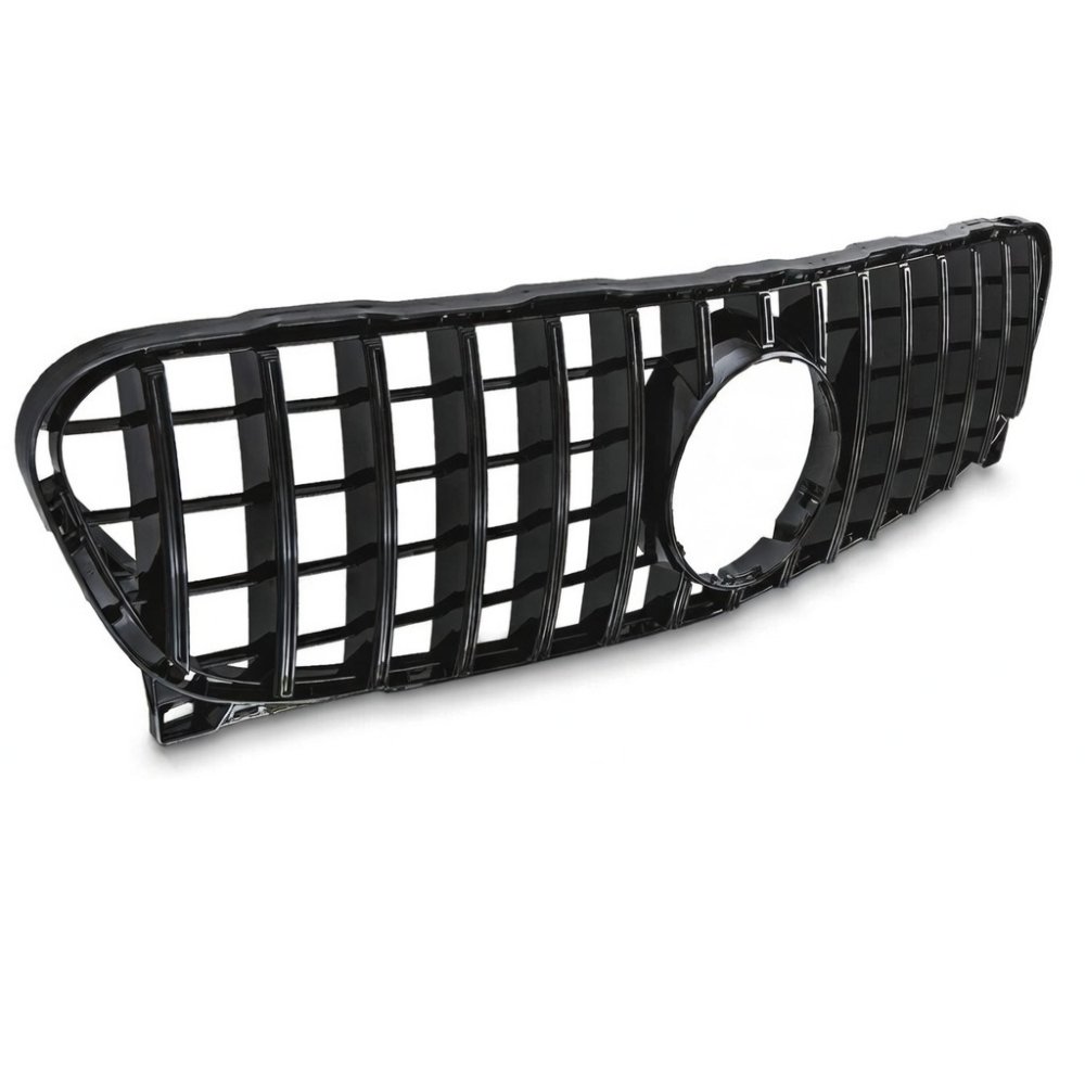 Mercedes GLA X156 GT Panamericana Front Grille Gloss Black Pre-Facelift 2014–2016