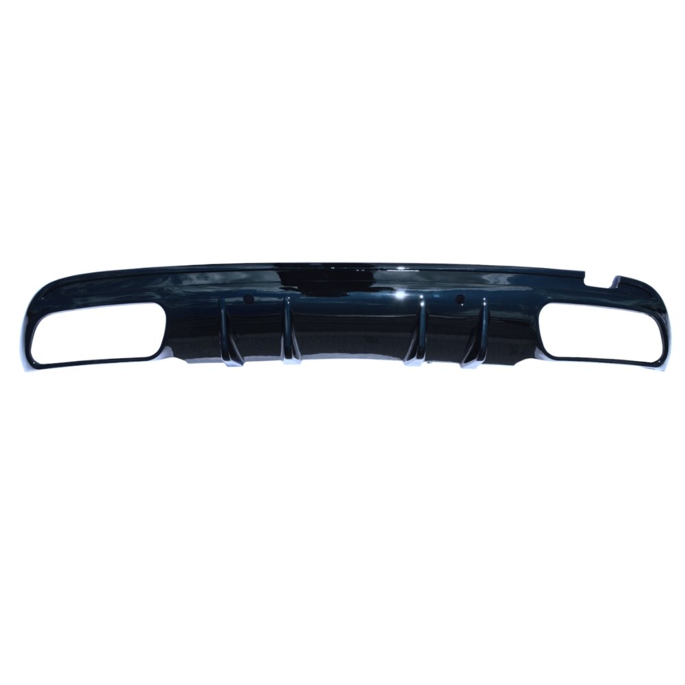 Mercedes C Class W205 C43 AMG Style Rear Diffuser & Tailpipes Gloss Black 2014–2018