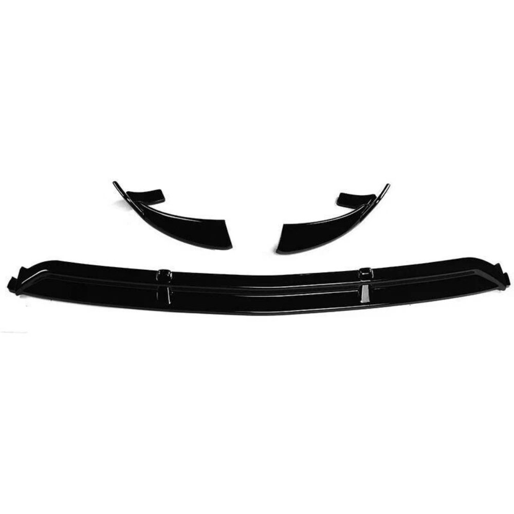 Mercedes GLC X253 GLC43 AMG Line Front Splitter Lip Gloss Black 3 Piece 2016–2019