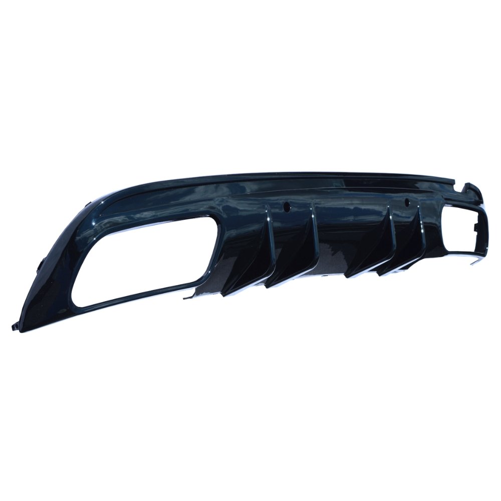 Mercedes C Class W205 C43 AMG Style Rear Diffuser & Tailpipes Gloss Black 2014–2018