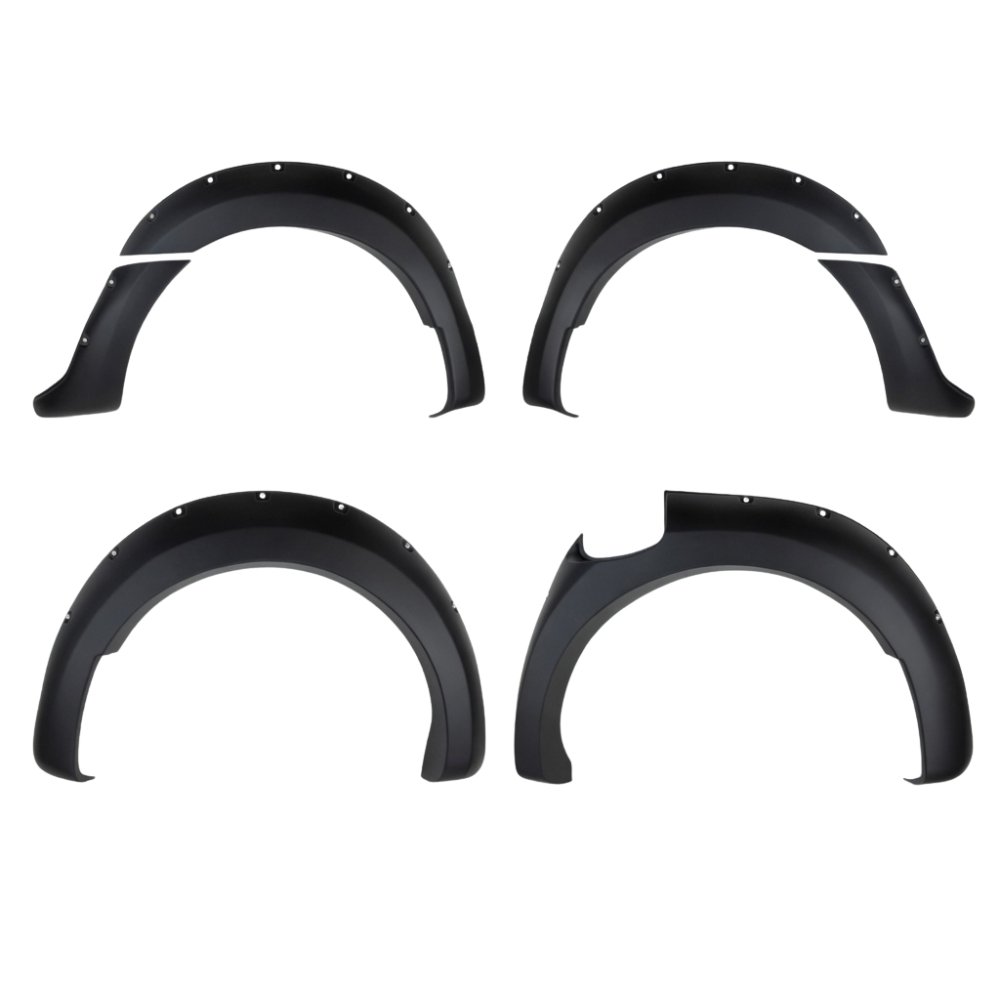 Ford Ranger T6 Wide Body Wheel Arch Fender Flares Matte Black 2012–2015