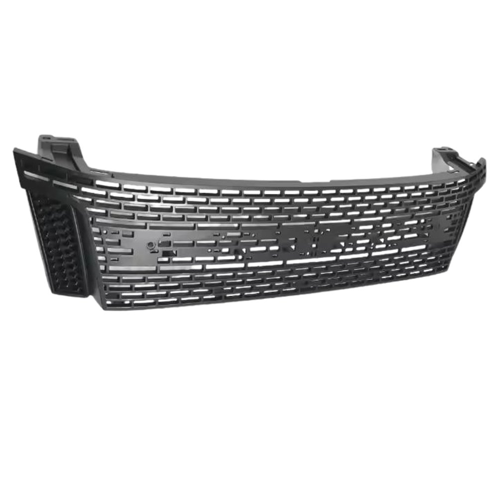 Ford Ranger T6 Mesh Front Grille with DRL LED Lights Matte Black 2012–2015