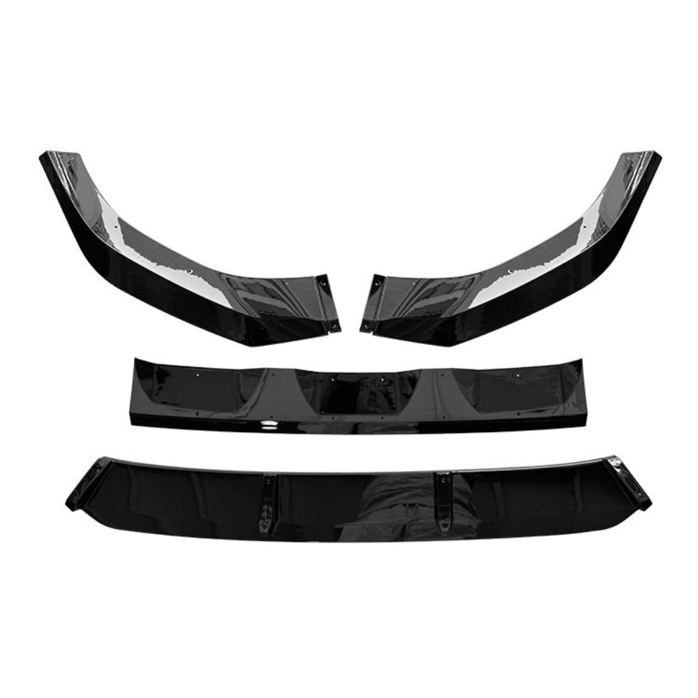 Audi Q7 SQ7 S Line Front Lip Splitter Gloss Black 4 Piece Kit 2019–2024