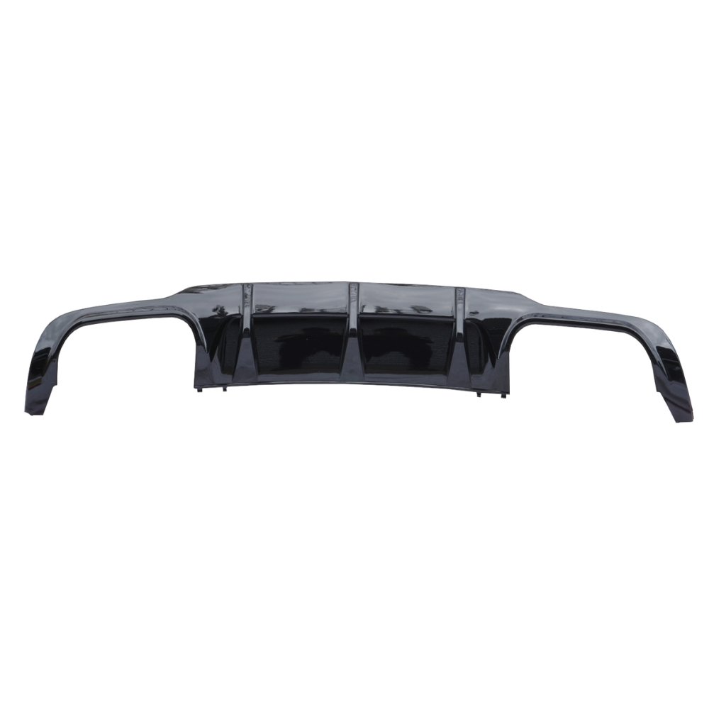 Mercedes C Class W204 C204 C63 AMG Style Rear Diffuser Gloss Black 2012–2014
