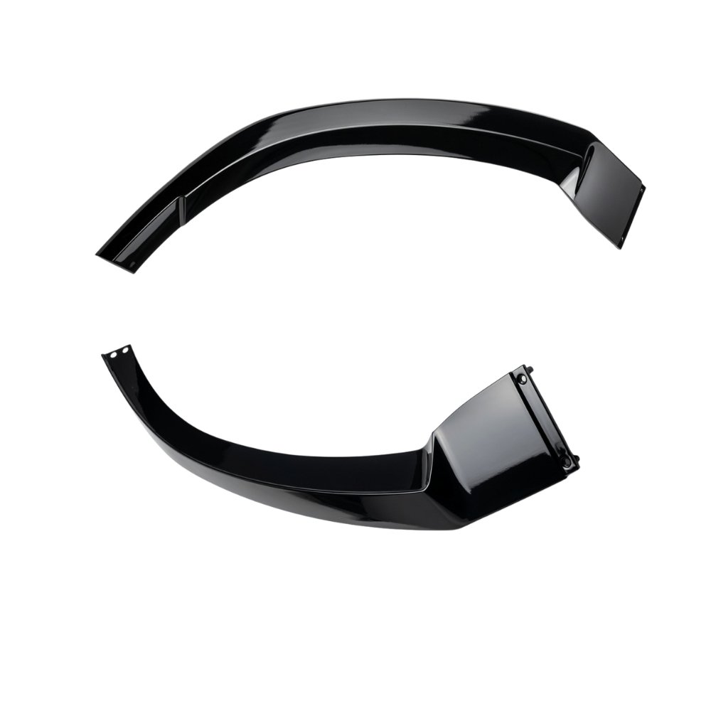 Mercedes C Class W205 S205 C205 A205 C63 Style Front Lip Splitter Gloss Black 2015–2018