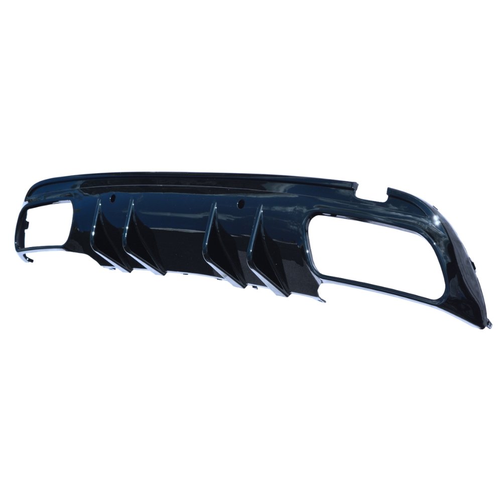 Mercedes C Class W205 C43 AMG Style Rear Diffuser & Tailpipes Gloss Black 2014–2018