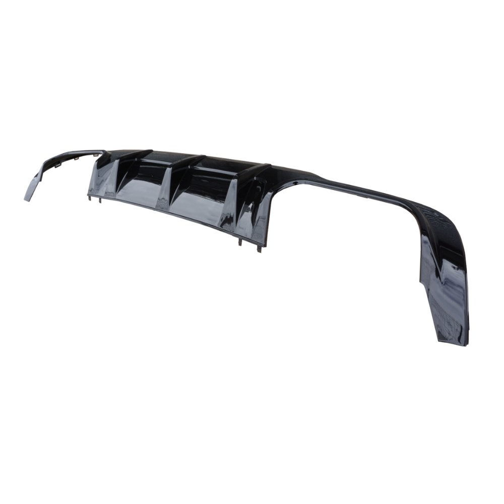 Mercedes C Class W204 C204 C63 AMG Style Rear Diffuser Gloss Black 2012–2014