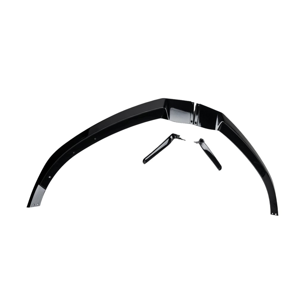 Mercedes C Class W205 S205 C205 A205 C63 Style Front Lip Splitter Gloss Black 2015–2018