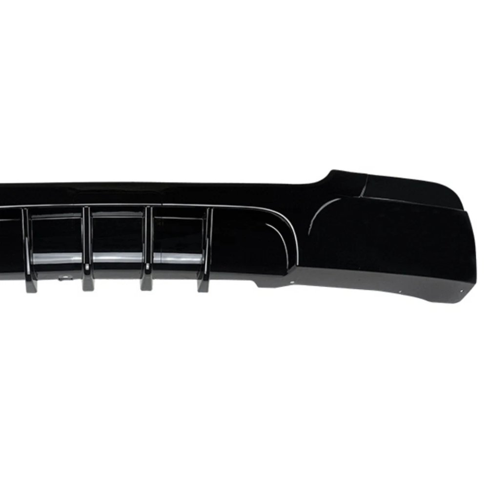 BMW 3 Series E92 E93 M Sport Rear Diffuser Valance Gloss Black Twin Outlet 2005–2013