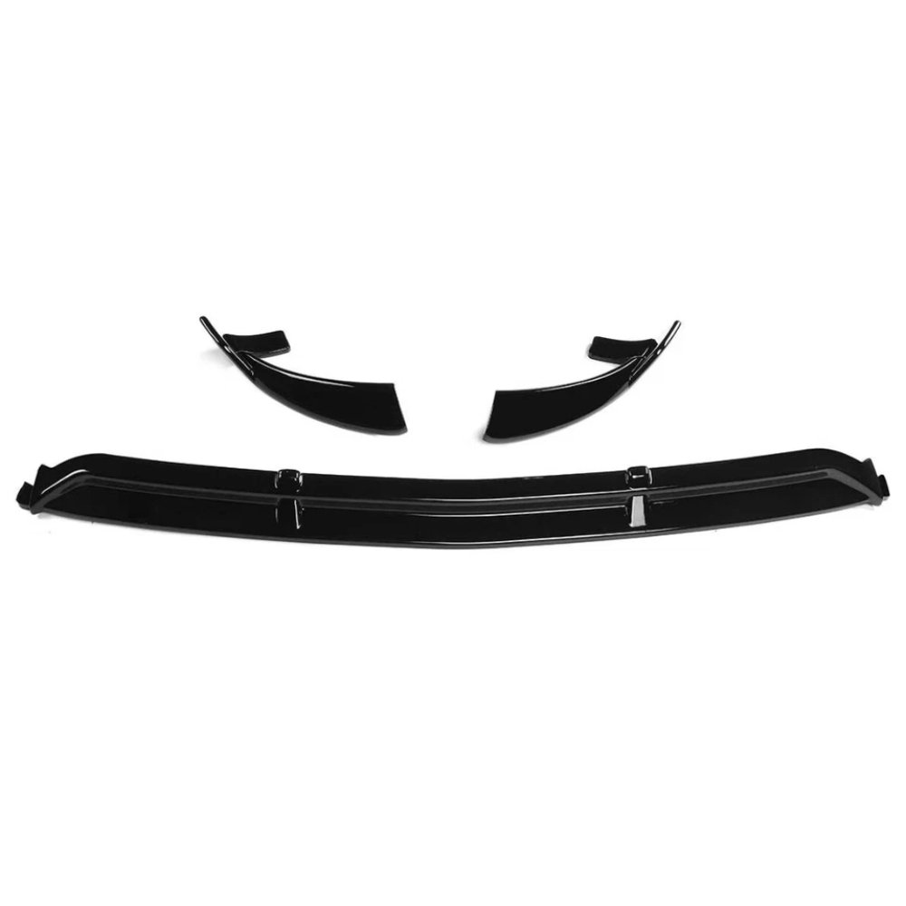 Mercedes GLC X253 GLC43 AMG Line Front Splitter Lip Gloss Black 3 Piece 2016–2019