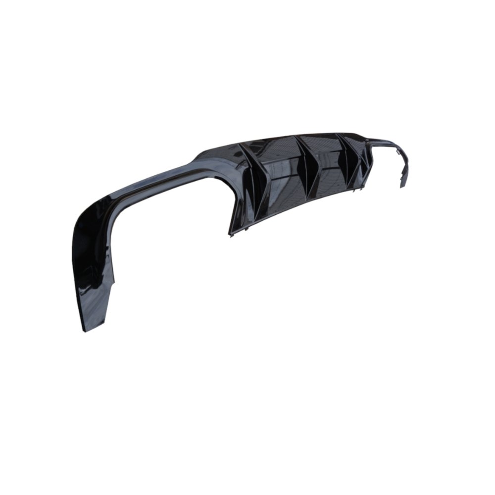 Mercedes C Class W204 C204 C63 AMG Style Rear Diffuser Gloss Black 2012–2014