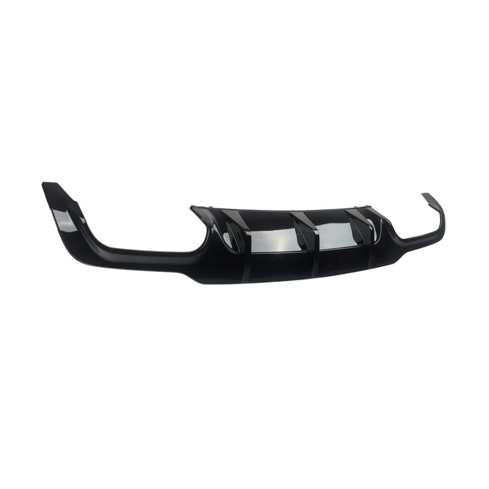 Mercedes C Class W204 C204 C63 AMG Style Rear Diffuser Gloss Black 2012–2014