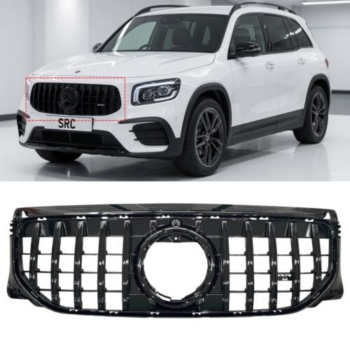 Mercedes GLB X247 Facelift AMG Line Panamericana GT Style Front Grille Gloss Black 2024+