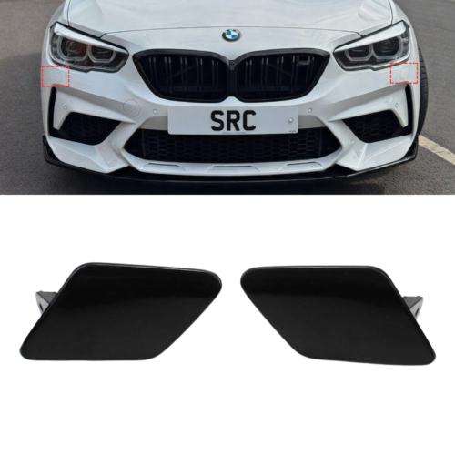 BMW Headlight Washer Nozzle Cover Caps Primed for 1 2 3 4 Series F20 F21 F22 F30 F31 F32 F36